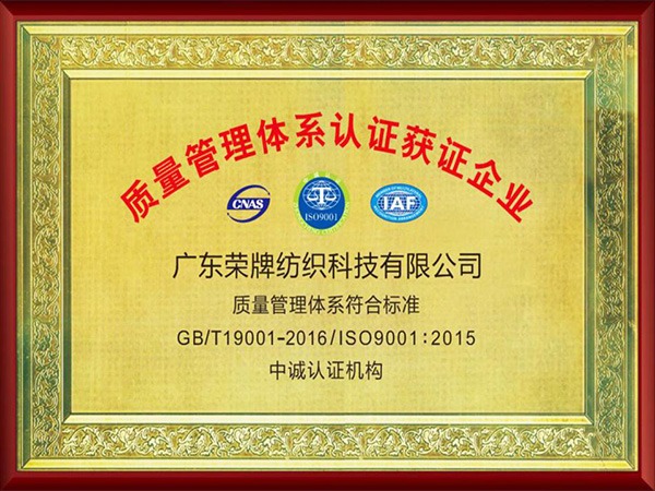 云顶40082005年至2018年通过ISO质量管理体系认证