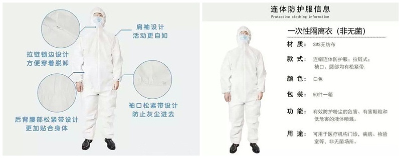 云顶4008医纺隔离衣